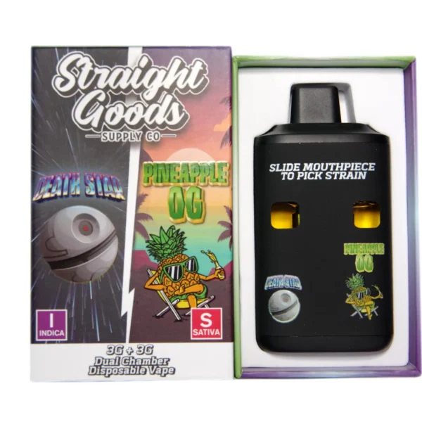 Straight Goods Dual Chamber Pen (6g) – Death Star + Pineapple OG