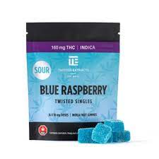 Twisted Blue Raspberry-160mg THC (INDICA)