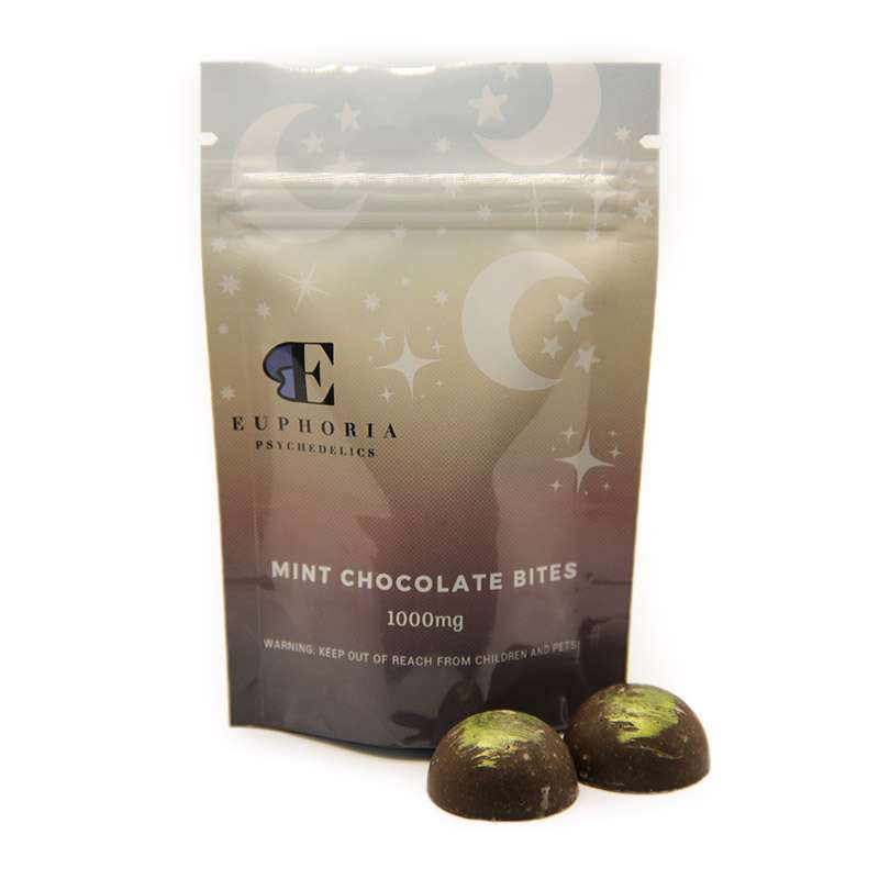 Euphoria Psychedelics - Mint Chocolate Bites 1000mg