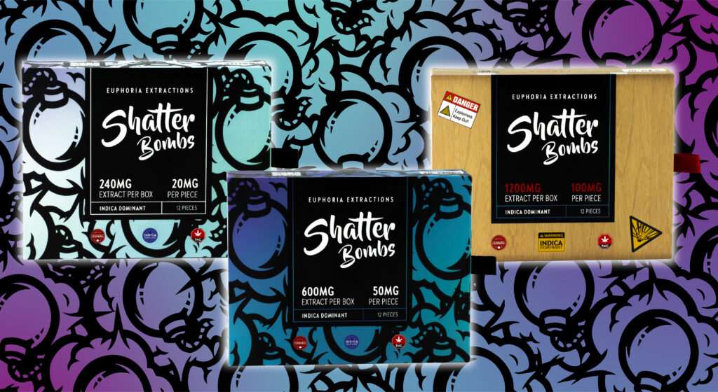 Shatter Bombs - 600mg - Indica Dominant