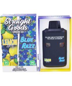 Straight Goods 6G Disposable Pen - Lemon Berry (Hybrid) X Blue Razz (Hybrid)