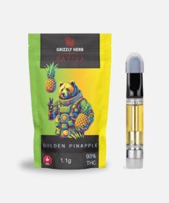Grizzly Herb 1g Cartridge - Golden Pineapple (Sativa)