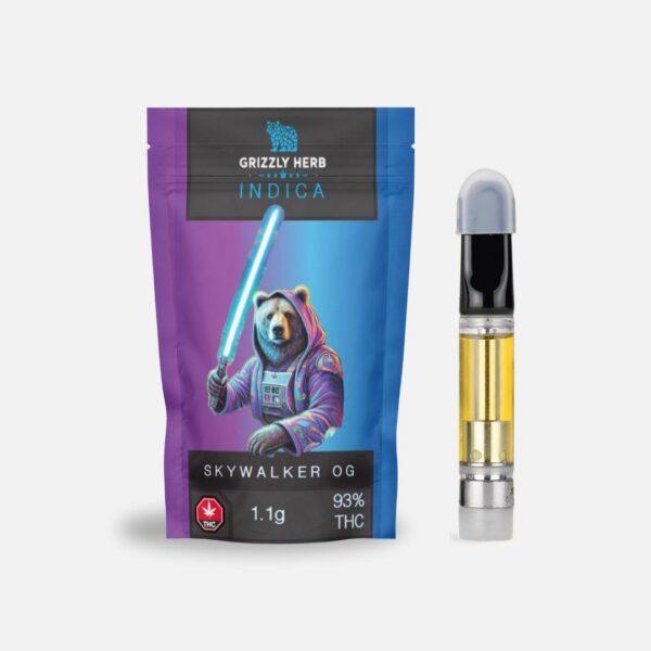 Grizzly Herb 1g Cartridge - Skywalker OG (Indica)