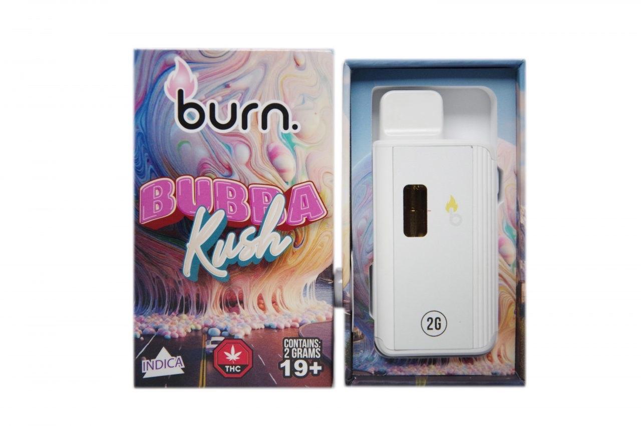 Burn – Bubba Kush (Indica) – 2g Disposable Vape