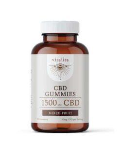 1500mg CBD Full Spectrum Gummies – Mixed Fruit (Vitalita)
