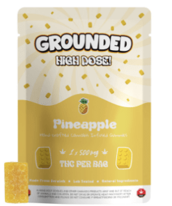 Grounded 500mg THC Brick - Pineapple