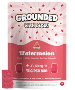 Grounded 500mg THC Brick - Watermelon