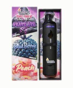 Burn 9G Triple Threat Vape Pen – Grape Ape / Blueberry / Peach