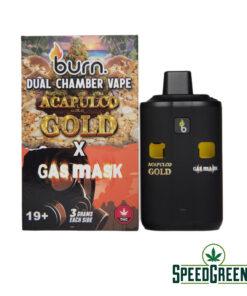 Burn 9G Triple Chamber Vape - Golden Goat + Apple Fritter + Lemon Cherry Gelato