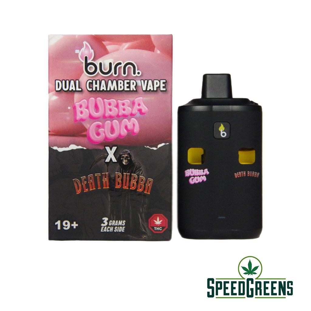 Burn 6G Dual Chamber Vape - Bubba Gum + Death Bubba