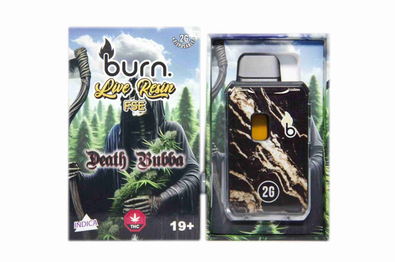 Burn 2G Live Resin FSE Disposable - Death Bubba
