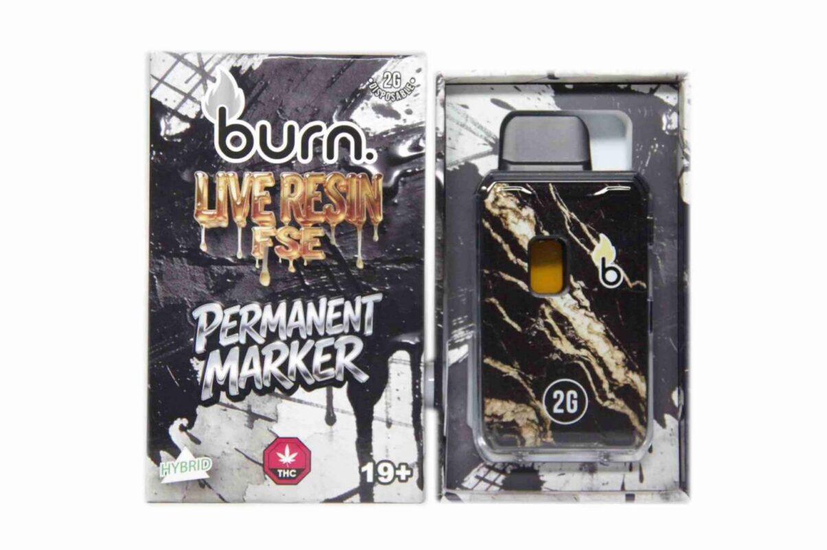 Burn 2G Live Resin FSE Disposable - Permanent Marker