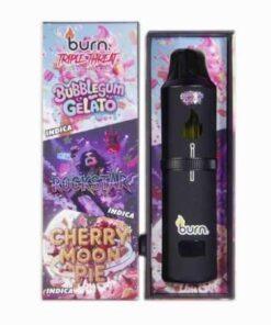 Burn 9G Triple Chamber Vape - Bubblegum Gelato + Rockstar + Cherry Moon Pie