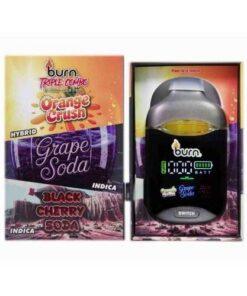 Burn 3G Triple Combo Vape - Orange Crush + Grape Soda + Black Cherry Soda