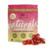 Twisted Extracts Naturals – Strawberry Spritz 1200mg (Sativa) fruit gummies, featuring vibrant red hearts and packaging highlighting high dose and no artificial additives.