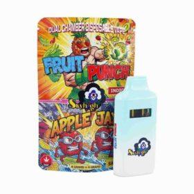 Sky High 8G Dual Chamber Disposable Vape – Fruit Punch + Apple Jax