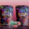 Sky High Edibles World of Flavor North America Gummies 1200mg THC sour blueberry grape and black cherry