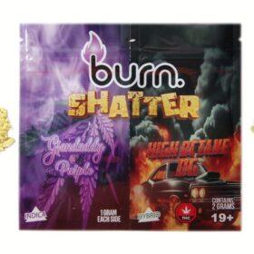 Burn Shatter 2G - Grandaddy Purple (I) x High Octane OG (H)
