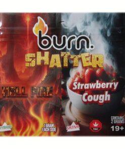 Burn Shatter 2G - Hell Fire (H) x Strawberry Cough (S)