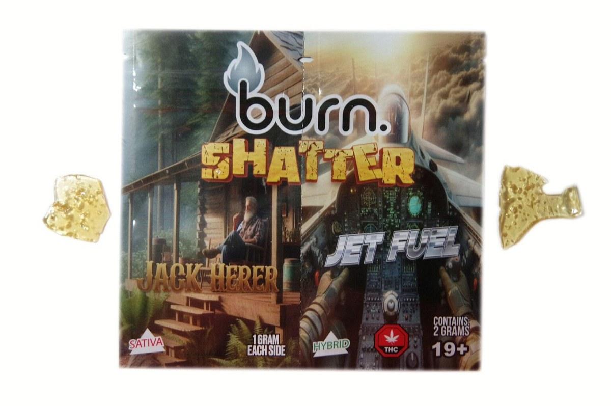 Burn Shatter 2G - Jack Herer (S) x Jet Fuel (H)
