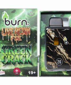 Burn 2G Live Resin FSE Disposable Vape - Green Crack (S)