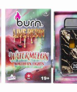 Burn 2G Terp'd Live Resin FSE Disposable Vape - Watermelon Northern Lights (I)