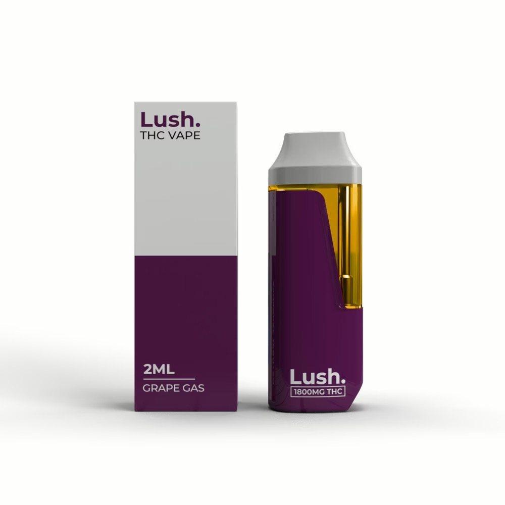 Lush 2G THC Vape - Grape Gas
