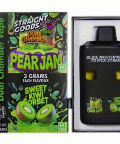 Straight Goods 6G Dual Chamber Vape - Pear Jam (H) x Sweet Kiwi Sorbet (H)