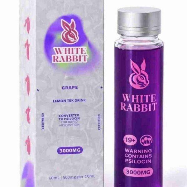White Rabbit Lemon Tek Mushroom Drink - Grape 3000mg